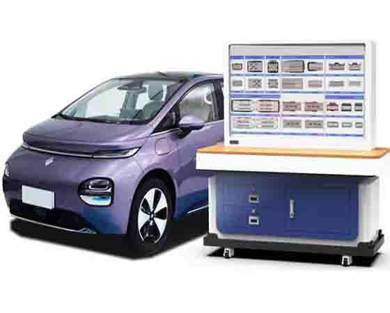 純電動(dòng)轎車(chē)整車(chē)智能故障設置與檢測實(shí)訓平臺