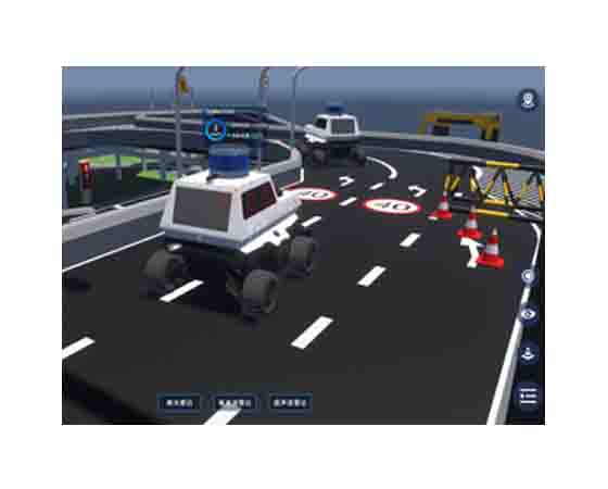 智能網(wǎng)聯(lián)整車(chē)教學(xué)設備(GPS+自主+遙控)